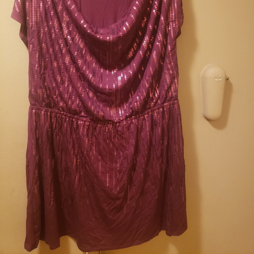 Plus-Size Sequin Tunic - image 2